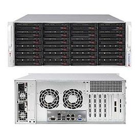  Supermicro CSE-846BE1C-R1K23B chassis, 4U, 24 x 3.5" 12G SAS3/SATA hot-swap bays, single expander, 7 FHFL expansion slots, 1200W (1+1) Redundant Power 