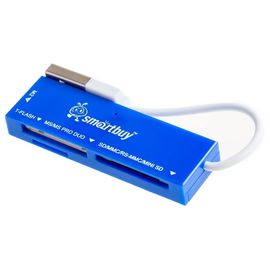  Картридер Smartbuy SBR-717-B голубой 