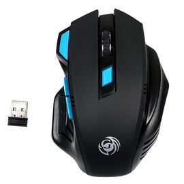  Мышь оптическая беспроводная Dialog Gan-Kata MRGK-14U RF (black/blue) (116498) 
