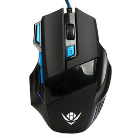  Мышь оптическая Nakatomi Gaming mouse MOG-21U (black) игровая 