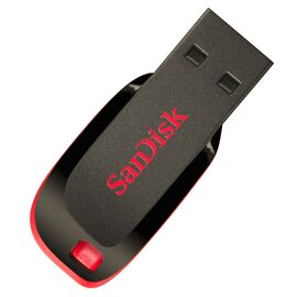  Flash Drive 32G USB2.0 SanDisk Cruzer Blade Black/red (SDCZ50-032G-B35) 