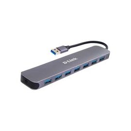  Разветвитель USB-C Digma HUB-7U3.0-UC-G 7порт. серый 