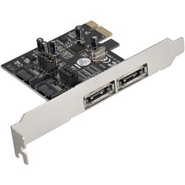  Контроллер Exegate EXE-501 EX283707RUS PCI-E 2.0, SATA3 6Gb/s, 2 int+2 ext (OEM) 