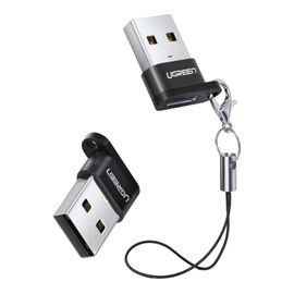  Адаптер UGREEN US280 50568 USB A Male to USB-C Female Adapter Black 
