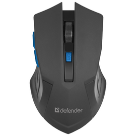  Мышь DEFENDER Accura MM-275 Blue, Wireless, 6 кн., 1600 dpi, USB 