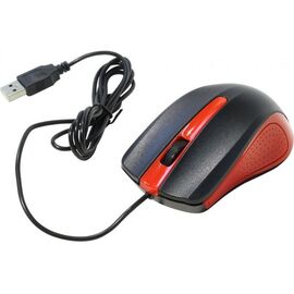  Мышь Oklick 225M черный/красный USB 