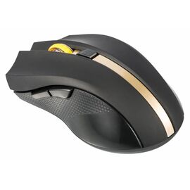  Мышь Oklick 495MW черный/золотистый USB 