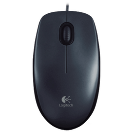  Мышь Logitech M100 (910-005006) USB Optical Wired Dark Grey 