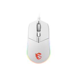  Мышь MSI Clutch GM11 S12-0401970-CLA белый оптическая 5000dpi USB 6but 