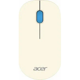  Мышь Acer OMR205 белый/голубой оптическая (1200dpi) беспроводная USB для ноутбука (2but) 
