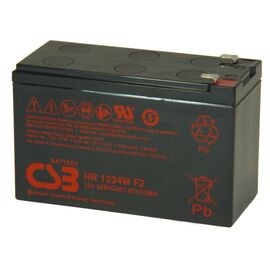  АКБ 12В 6.4Ач CSB High Rate HR1224W, 24W/cell, 77 Whr, 1.95 kg, H98xL151xW51 mm 