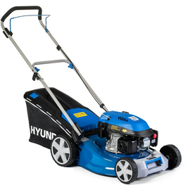  Газонокосилка бензиновая HYUNDAI L 4620 двигатель Hyundai ICV145,4-х такт, 3.8 л.с./145 см3, Ширина среза 45,7 см, Высота среза 25-75 мм, 23,5 кг 