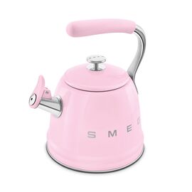  Чайник SMEG WKF01PK стиль 50-х, со свистком, 2.3л, индикация уровня воды, розовый 