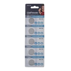  Батарейка GoPower CR1616 BL5 Lithium 3V (5/100/2000) 