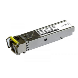  SFP-трансивер D-Link 330T/10KM/A1B WDM с 1 портом 1000Base-BX-D (Tx 1550нм, Rx 1310нм) для одномодового оптического кабеля 