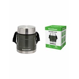  Термос BOOMHOUSE 700322 1л для еды/напитков с широким горлом RIBBED, контейнер, нержавеющая сталь SUS304 