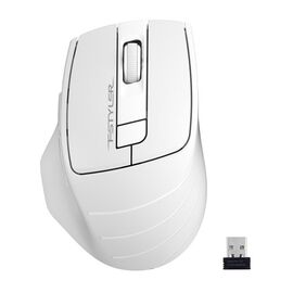 Мышь A4Tech Fstyler FG30 белый/серый оптич. 2000dpi беспров. USB 6but (FG30 WHITE) 