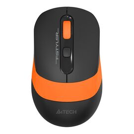  Мышь A4Tech Fstyler FG10S черный/оранжевый оптич. 2000dpi silent беспров. USB для ноутбука 4but (FG1 