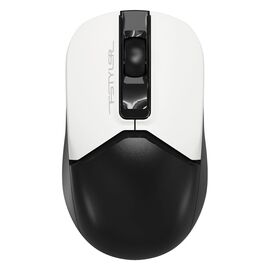 Мышь A4Tech Fstyler FG12S Panda белый/черный оптич. 1200dpi silent беспров. USB 3but 