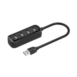  Концентратор Vention VAS-J43-B015 USB 2.0 на 4 порта черный 