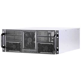  Корпус Procase RE411-D4H11-A-45 4x5.25+11HDD, черный, без блока питания, 4U, глубина 450мм, MB ATX 12"x9,6" 