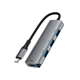  HUB ACEFAST J15 USB-C 4-in-1 metal gray 