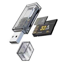 Картридер WALKER WCD-70 SD/micro SD USB 