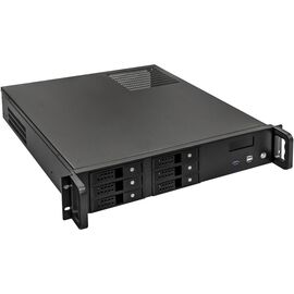  Корпус Exegate Pro 2U480-HS06 EX279756RUS RM 19", высота 2U, глубина 480, БП 800ADS, 6xHotSwap, USB 