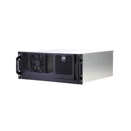  Корпус Procase RM445D-B-0, 4U, 3*5.25", 8*HDD, черный, без БП, глубина 450мм, MB 12"x10.5" 