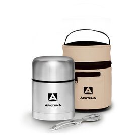  Термос Арктика 301-500А 0.5л. серебристый с чехлом 