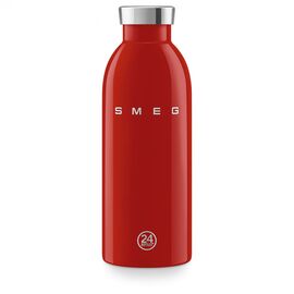  Термобутылка SMEG WBF01RD стиль 50-х гг, объем 500мл, поддержание тепла до 12 часов, красный 