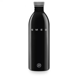  Термобутылка SMEG WBF02BL стиль 50-х гг, объем 1000мл, поддержание тепла до 12 часов, черный 
