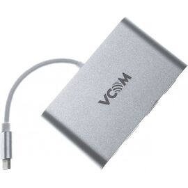  USB-концентратор VCOM CU455 USB 3.1 Type-C(M)--HDMI+USB 3.0+RJ45+PD charging (1/72) 