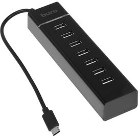  Разветвитель USB-C Buro BPH-C-P107 (BU-USBC-HUB-7U2) 7порт черный 