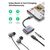 Адаптер UGreen CM231 (60164) USB-C to 3.5mm Audio Adapter with PD серый 