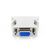  Конвертер DVI-I (папа) - D-SUB/VGA (мама), белый, Oem, Cablexpert A-DVI-VGA 