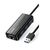  Адаптер сетевой UGreen 20265 USB 3.0 Hub with Gigabit Ethernet Adapter черный 