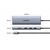  Конвертер UGREEN CM498 15601 USB-C To 3*USB 3.0 A+HDMI+VGA+RJ45 Gigabit+SD/TF+AUX3.5mm+PD Converter Gray 