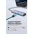  Конвертер UGREEN CM498 15601 USB-C To 3*USB 3.0 A+HDMI+VGA+RJ45 Gigabit+SD/TF+AUX3.5mm+PD Converter Gray 