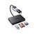  Картридер UGREEN CM812 (45167) 4-in-1 MicroSD*USB*USB-C*SDXC*SDHC Card Reader Black 