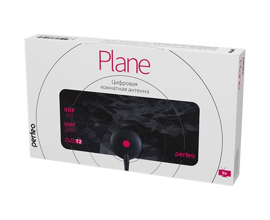  Антенна ТВ  Perfeo "PLANE", пассивная, DVB-T2 (PF-TV3214) 