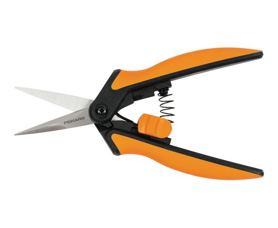  Ножницы для цветов Fiskars Solid SP13 черный/оранжевый (1051600) 
