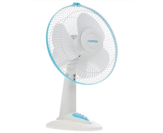  Вентилятор настольный Centek CT-5007 White 30Вт, металл. решетка, 34см, 3 скорости 