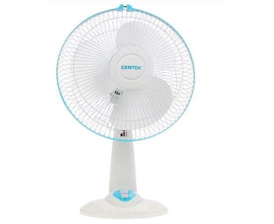  Вентилятор настольный Centek CT-5007 White 30Вт, металл. решетка, 34см, 3 скорости 