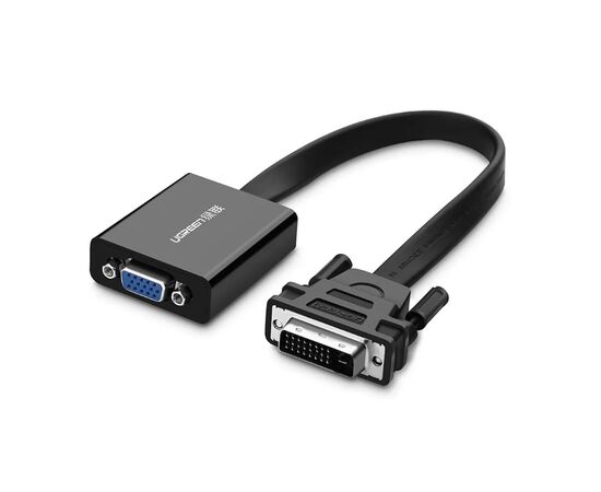  Конвертер UGreen MM108 (40259) DVI-D to VGA Active Converter Flat Cable черный 