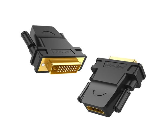  Адаптер UGreen 20124 DVI 24+1 Male to HDMI Female черный 