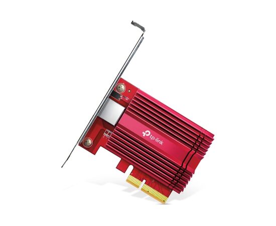  Сетевой адаптер TP-Link TX401 10‑гигабитный PCI Express, PCIe 3.0×4, в комплекте кабель Ethernet CAT6A 