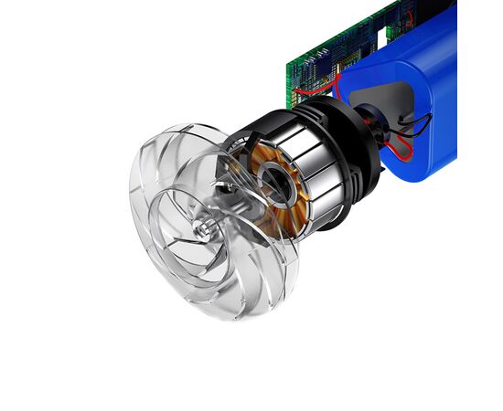  Автомобильный пылесос BASEUS Cordless, серебристый 