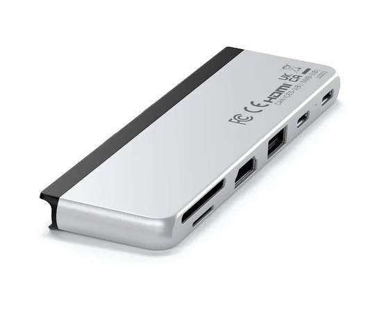  USB-hub Satechi Dual USB-C Hub For Surface Pro 9 Silver ST-HSP9P 