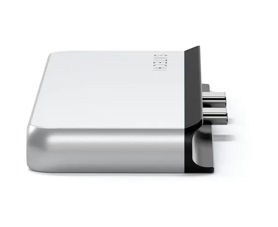  USB-hub Satechi Dual USB-C Hub For Surface Pro 9 Silver ST-HSP9P 